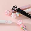 Chenxi Cute Cat Paw Multi-Color Ballpoint Pen – 10-Color Clickable Planner for Students