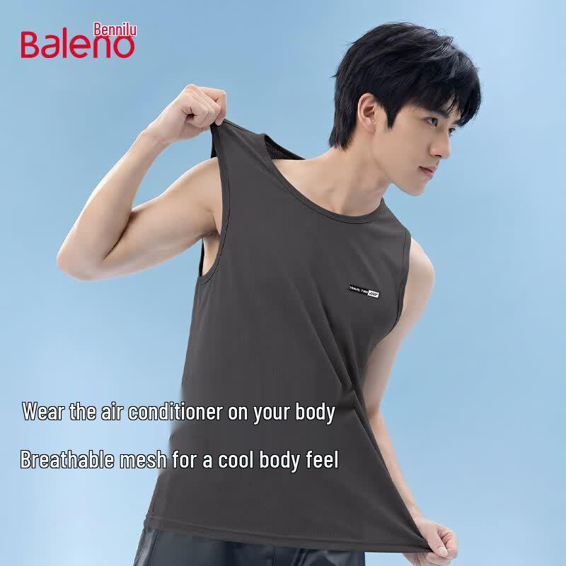 Baleno Men s Ice Silk Cooling Quick-Dry Tank Top M