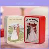 Metal Square Candy Tin Box With Sealed Lid For Tea Leaves And Cosmetics Storage