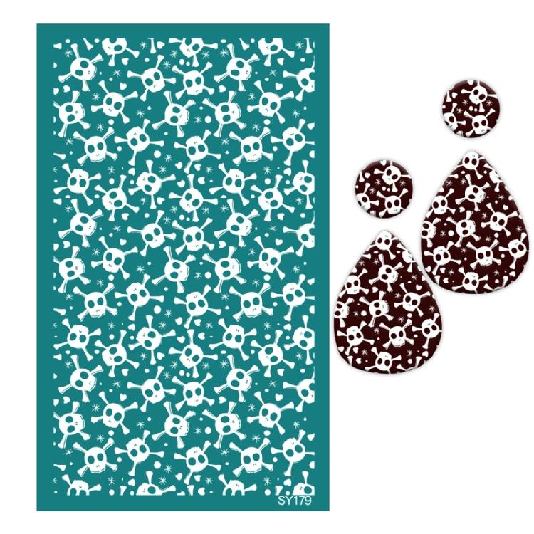 Halloween Themed Silkscreen Print Stencils for Clay Earrings Jewelry Making, Printing on Clay, Fabric