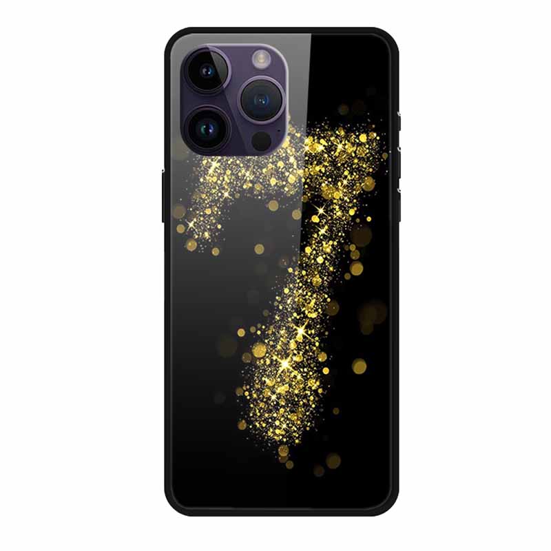 Tempered Glass Case For iphone 15 Pro Max Case Hard Glass Back Cover Soft TPU Bumper For iphone 16 Pro Max Phone Case 16Pro Max