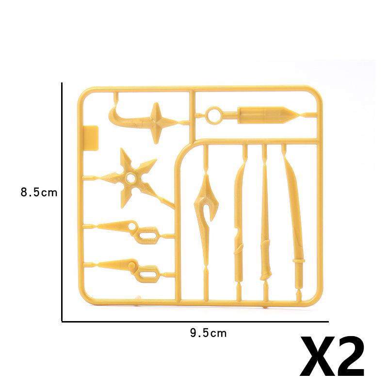 Military Waffen Pack Accessory Building Block Assassin Figure Waffen Accessories Dart Blade Sword Knife Soldier Guns Bricks Toys