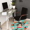 1pc Paul Frank Monkey Cookies Round carpet, Made of Polyester,Perfect for Decorating Office Chairs, Living Rooms,Vibrant Decorative Rug