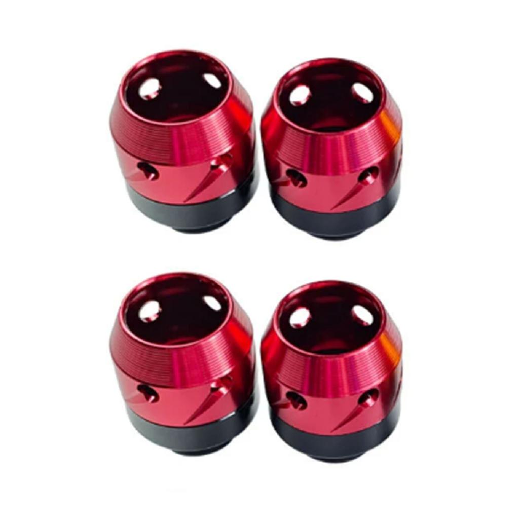 Motorcycle Front Fork Frame Slider CNC Aluminum Alloy Front Fork Frame Sliders Wheel Crash Protector Red