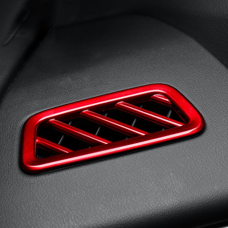 2PCS for KIA K5    2024 Left-Hand Drive Car Front Upper Vent Tank Lid Dashboard Vent Trim Frame ABS Material