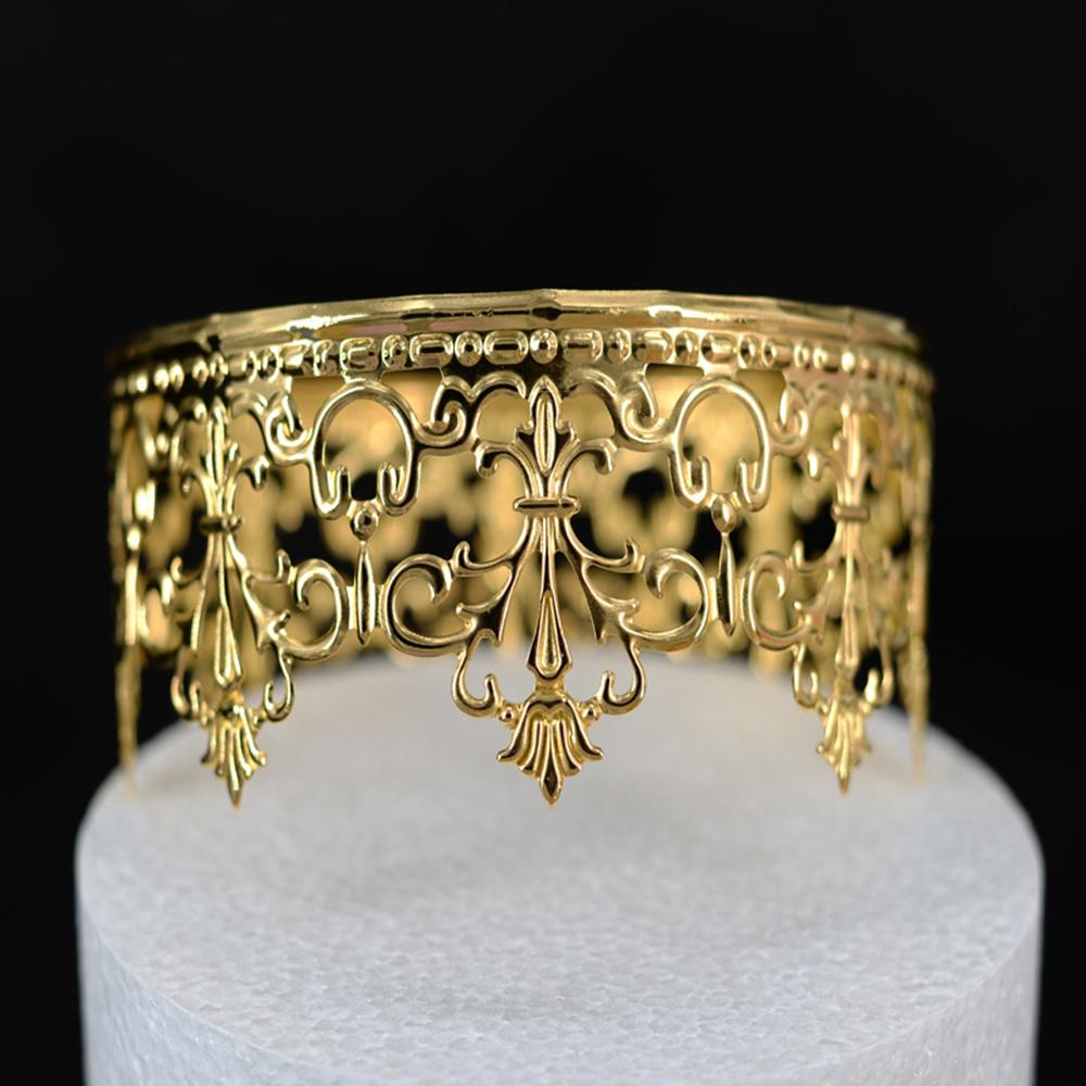 1pc Crown Cake Topper Decoration Elegant Wedding DIY Cake Birthday Wedding Party Decorating Baking Decoration Supplies