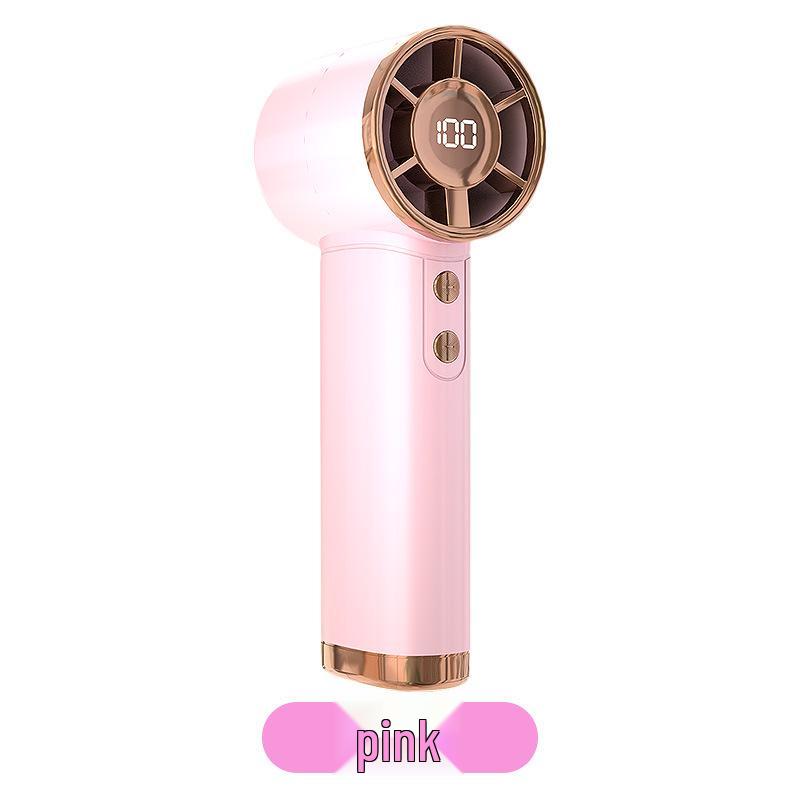

New USB Mini Handheld Electric Fan - Portable Pocket-Sized for Students & Kids 58*52*158mm рожевий