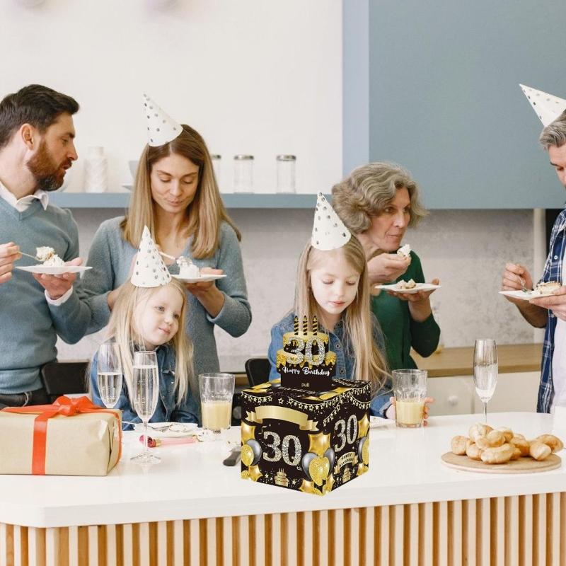 Money Gift Box with DIY Sticker and Engaging Pull Out Card Fun Birthday Surprise Cash Gift Presentation Accessories