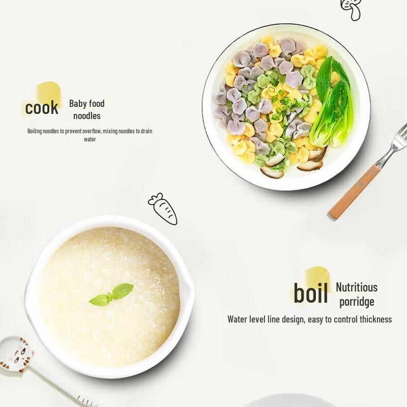 Lättanvänd Keramisk Non-stick Baby Mjölkkastrull