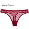 Women Thongs Hollow Out Mesh Sexy See Through Good Stretch Briefs G-strings for Sleeping