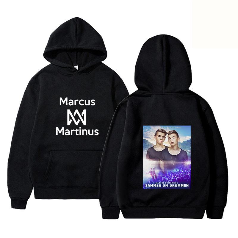 Marcus and Martinus Hoodie Sweatshirts Autumn Winter Men Womnen Fashion Brand Oversized Couples Design Hoodies