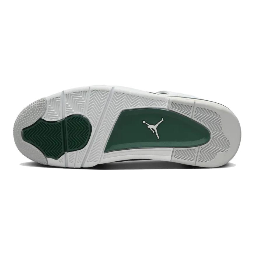 Air Jordan 4 Retro PS Oxidized Green Kinder-Sneaker Weiß Neutralgrau BQ7669-103