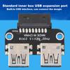Plug and Play USB Extension Adapter Dual Port Dual USB 3.0 Port Adapter  Internal Expansion