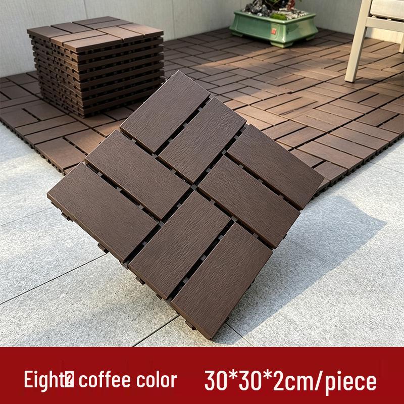 DIY Interlocking Outdoor Plastic Flooring for Balcony and Courtyard