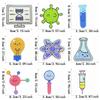 10pcs /Lots Laboratory Embroidered Patches Diy Cute Cartoon Patch Hats Bags Jackets Sew Embroidery Applique Clothing Decoration 