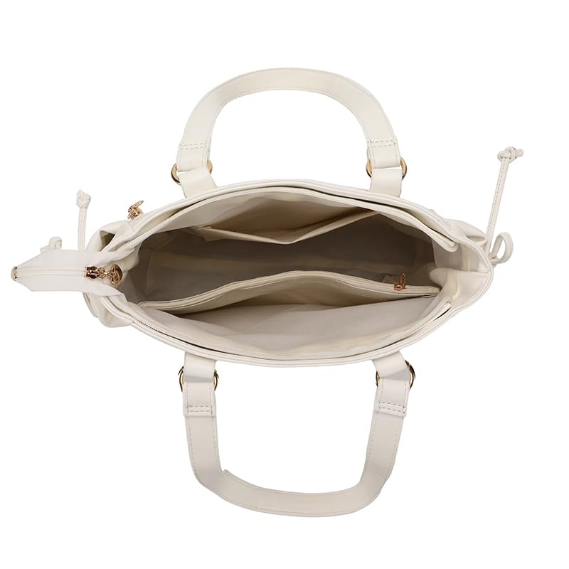 Seraphim Faux Leather Ita Bag with Side Pockets, Perfect for Otaku Activities, G.trigger, Clear, Transparent, White [Parallel Import]