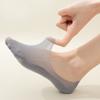 1Pairs Women Invisible Boat Socks Breathable Silicone Non-slip Ultra-thin Sock Slippers High Quality Elastic Ice Silk Low Sox