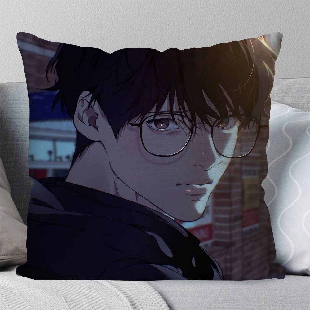 Lost In The Cloud Anime Pillow Case Fashion Square Pillowcase Bedroom Sofa Room Ins Decoration Leisure