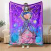 Whimsical Nighttime Adventure Flannel Blanket Super Soft Warm Cozy Blanket For Sofa Bed Office Travel Allseason Home Decor Gift
