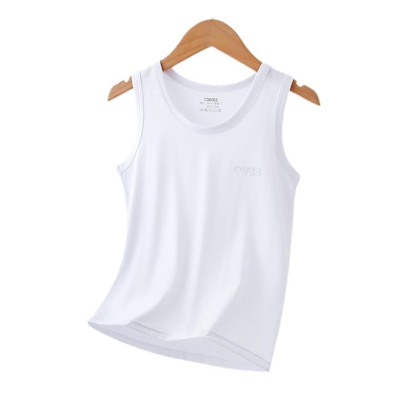 Lyocell Kids' Sleeveless Summer Vest Pajamas - Boys' & Girls' Tank Top