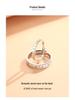 925 Sterling Silver French-Style Couple Rings: Elegant Niche Design Wedding Bands for Men and Women - Ideal Christmas Gift