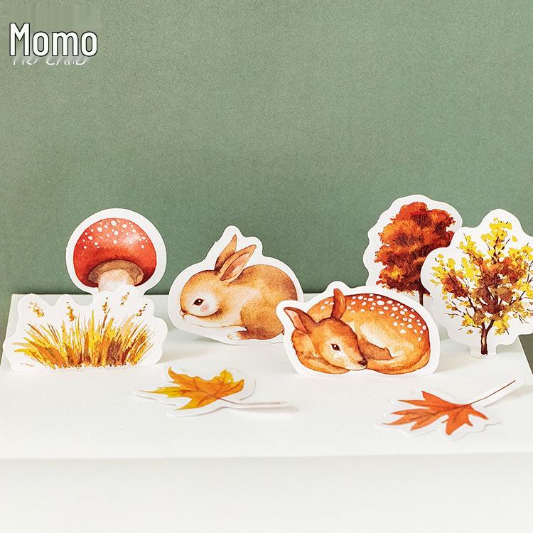 Mò Mò Ink Cartridge Sticker Set: Creative Journal, Plant Collage, DIY Self-Adhesive Sealing Stickers