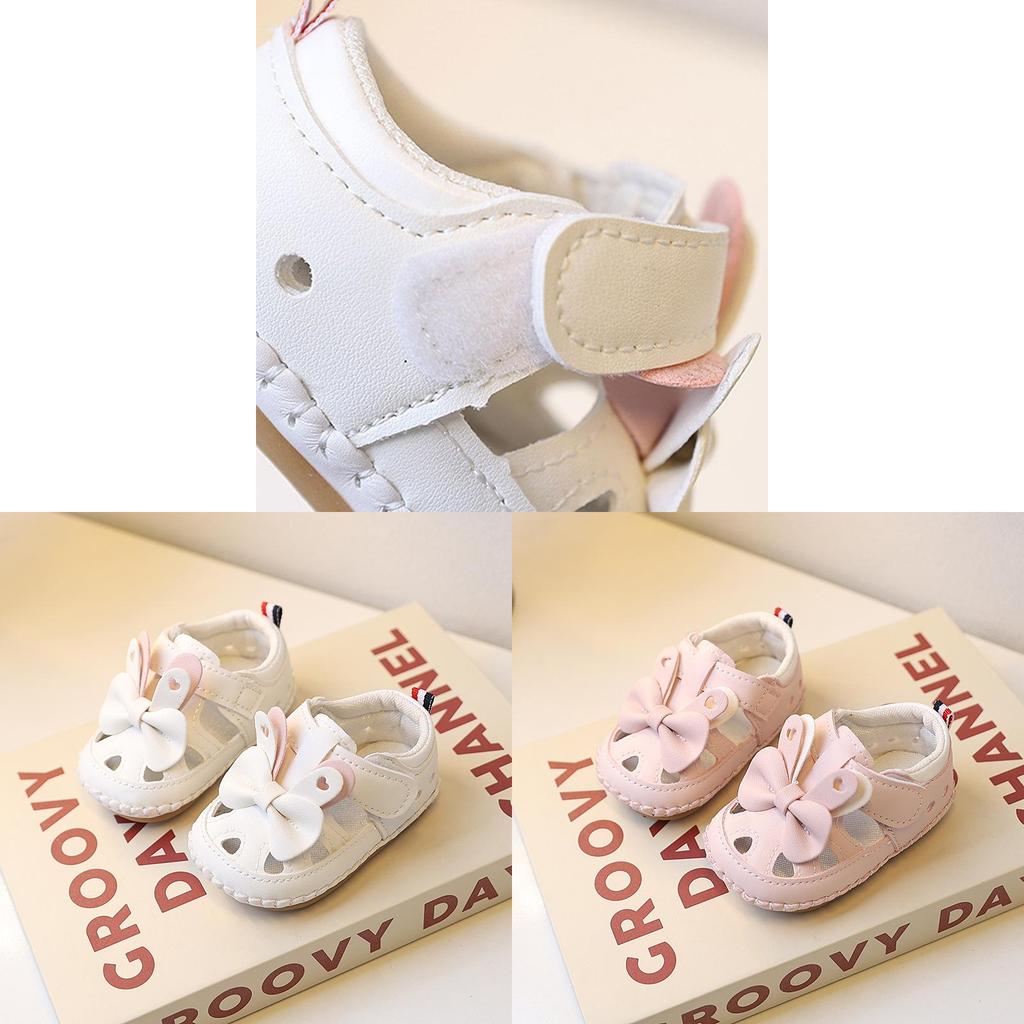 Scarpe Morbide da Passeggio per Bambina Piccola con Velcro per il Gioco Estivo