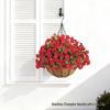 Spring Violet Eucalyptus Hanging Basket Pendant for Home Decoration