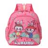 Kid Stylish Cartoon Backpack With Durable Fabric Colorful Pattern Zipper Closure