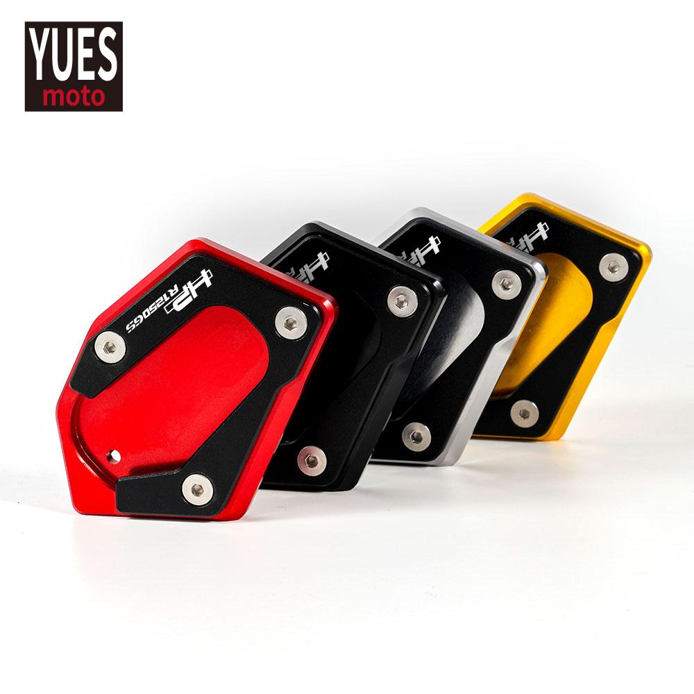Motorcycle Accessories CNC Kickstand Side Stand Vergroter Plaat Extension Pad For BMW R1250GS HP Adv Adventure Low