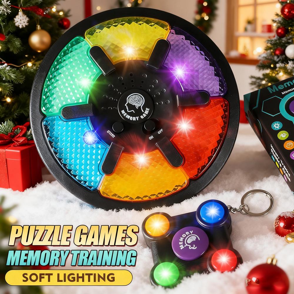 Kids Memory Game Machine Christmas Gift - Brain Training Toy with Large & Small Size Options for Xmas Party Favors