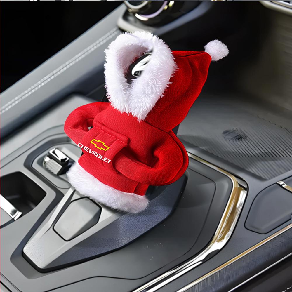 Christmas Hoodie Car Shift Lever Cover Auto Gearbox Cover Gear Shift Decorations For Chevrolet Spark Onix Cobalt Captiva Malibu