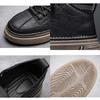 New Men Boots Winter High Top Leather Shoes Fashion Cotton Shoes Fashion Ankle Boots Business Casual Outdoor Shoes Mens Sneakers