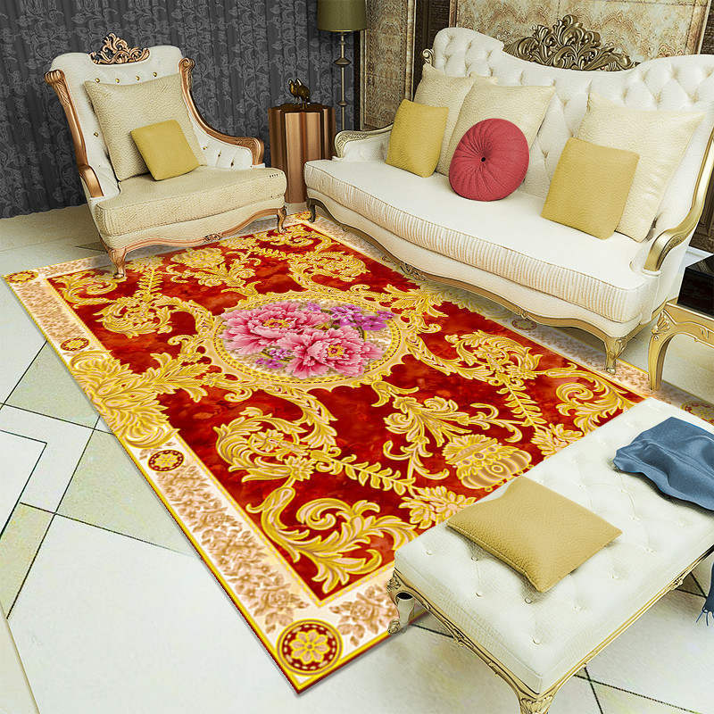 Koberec do obývacího pokoje Ložnicové předložky Kobercová podložka Moderní styl Konferenční stolek Podlahový polštář Koberec pod pohovku