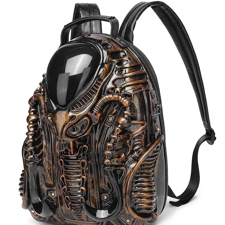 

Ретро Y2K Alien Punk Рюкзак - Унісекс Вуличний Стиль 27x15x38 cm