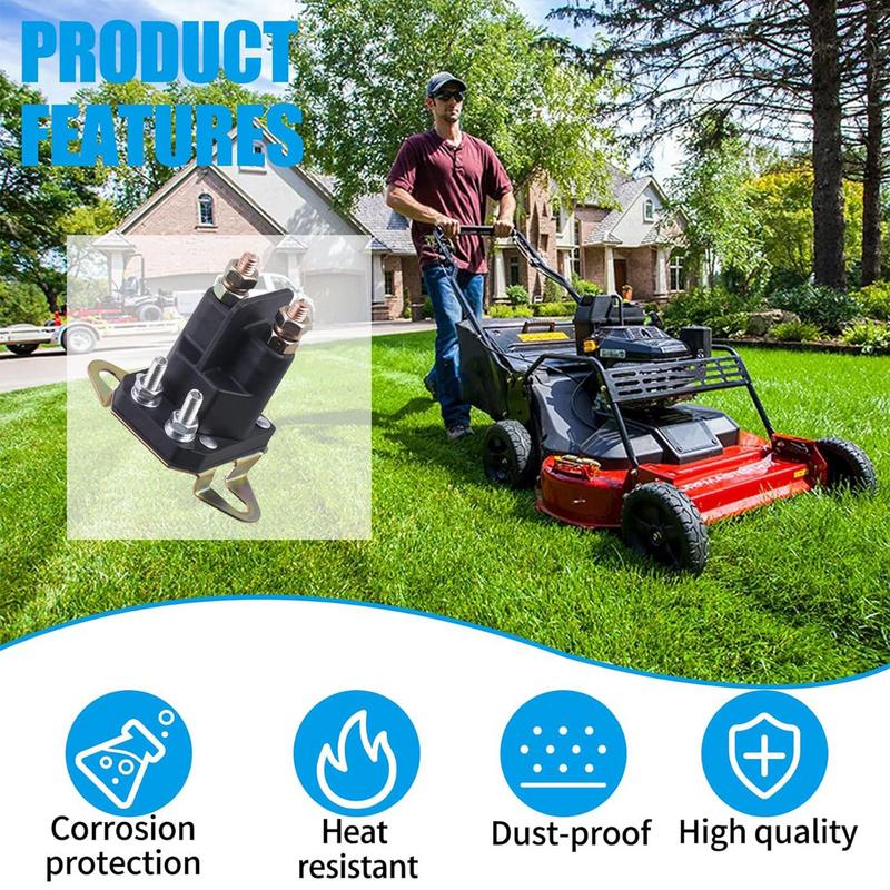 Mower Solenoid Relay Valve Tractor Solenoid Starter Relay High-Performance Starter Solenoid Relay Start Solenoid Valve Mower United States