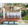 Kraft Happy Retirement Banner – No DIY Required, Classy Retirement Decorations Paper Bunting Party Supplies Banner Sign
