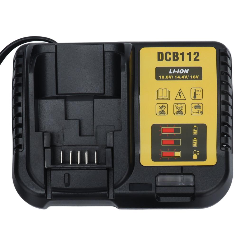 Lithium Battery Charger High Efficiency Quick Lithium Ion Battery Charger for 12V 20V Max DCB112EU