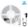 12V Bluetooth RGB LED Strip Light Tuya WIFI Dimmable Remote Control 576Leds/m Flexible Tape EU US UK AU Plug Home Decor 0.5m 5m