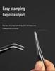 Stainless Steel 304 Bent Tip Tweezers for Aquatic Plants and Succulent Care
