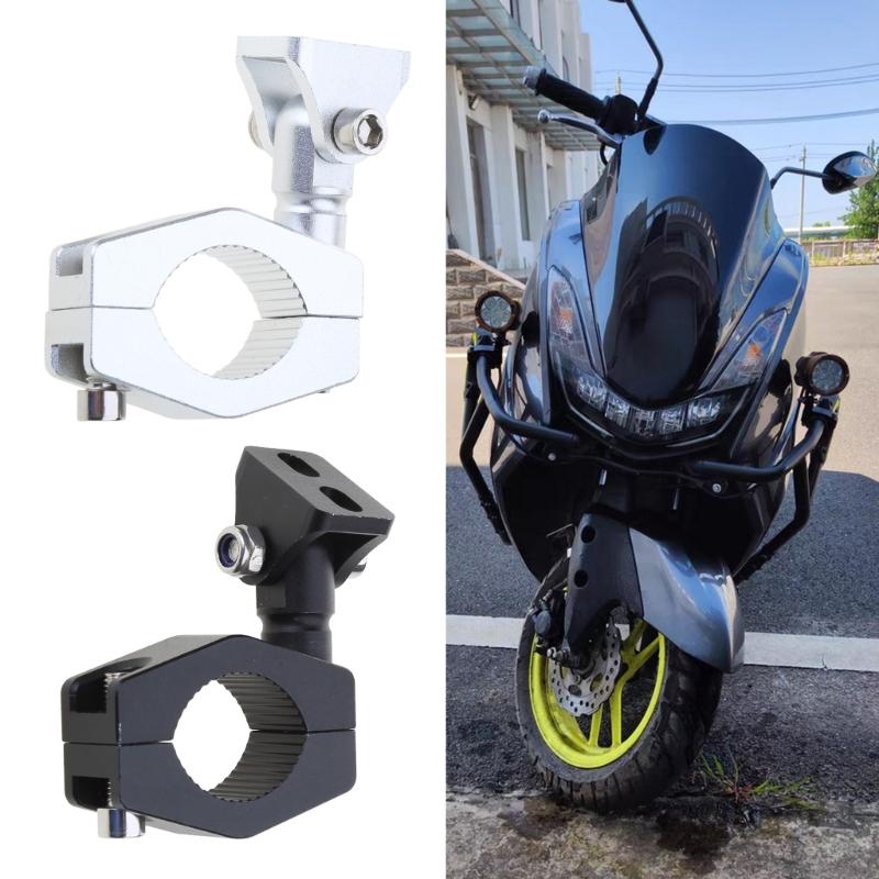 Mounting Bracket Kit LED Motorcycle Light Horizontal Bar Tube Clamp Roof Roll Cage Holder Headlight Bracket