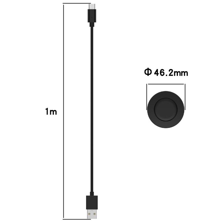 For Xiaomi Watch S1 M2108W1 Magnetic Wireless Charger with 1m Charging Cable