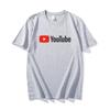 YouTube Youtobe Video Site Surrounding Short Sleeve Tshirt Mens and Womens Photography Video Shirt Group Clothing Cotton