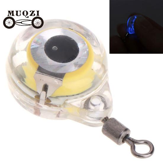 

Рыболовный светильник в форме глаза Яркий светодиодный мини-водонепроницаемый светильник для ночной рыбалки для энтузиастов зелёный