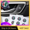 Bildekaler för Alfa Romeo 1/2/5/10 st Bilinteriör Dekalmärken Auto Styling Tillbehör för Alfa Romeo Giulia S