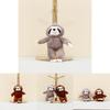 Cute Plush Monkey Keychain Adorable Long Arm Soft Toy Hanging Decoration For Bags