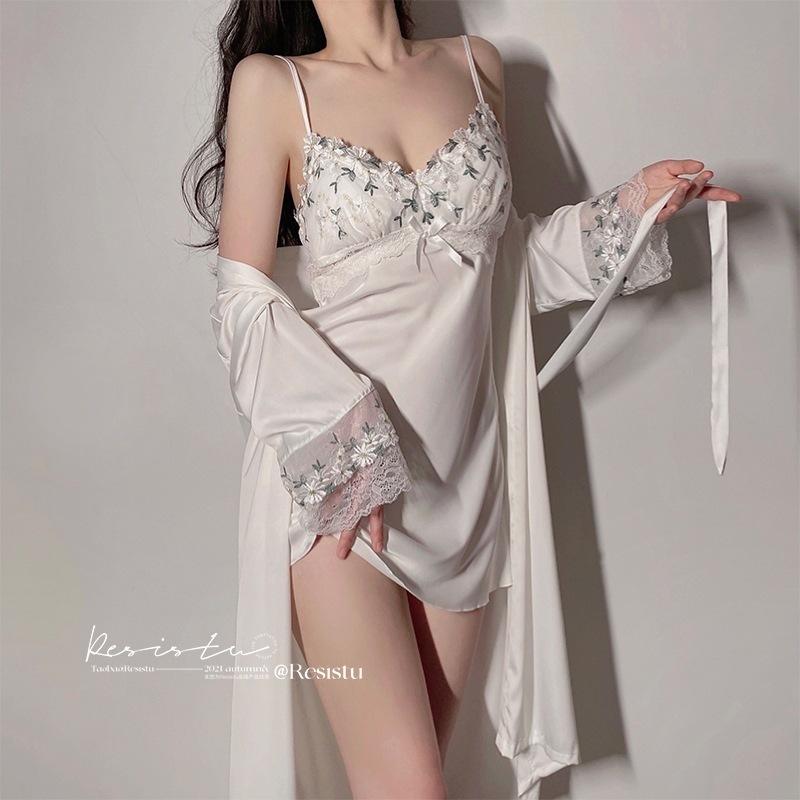 Сладкое чистое желание ромашка сексуальный пеньюар-пижама летнее кружево 2 новых комплекта для дома чистое желание доступны M
