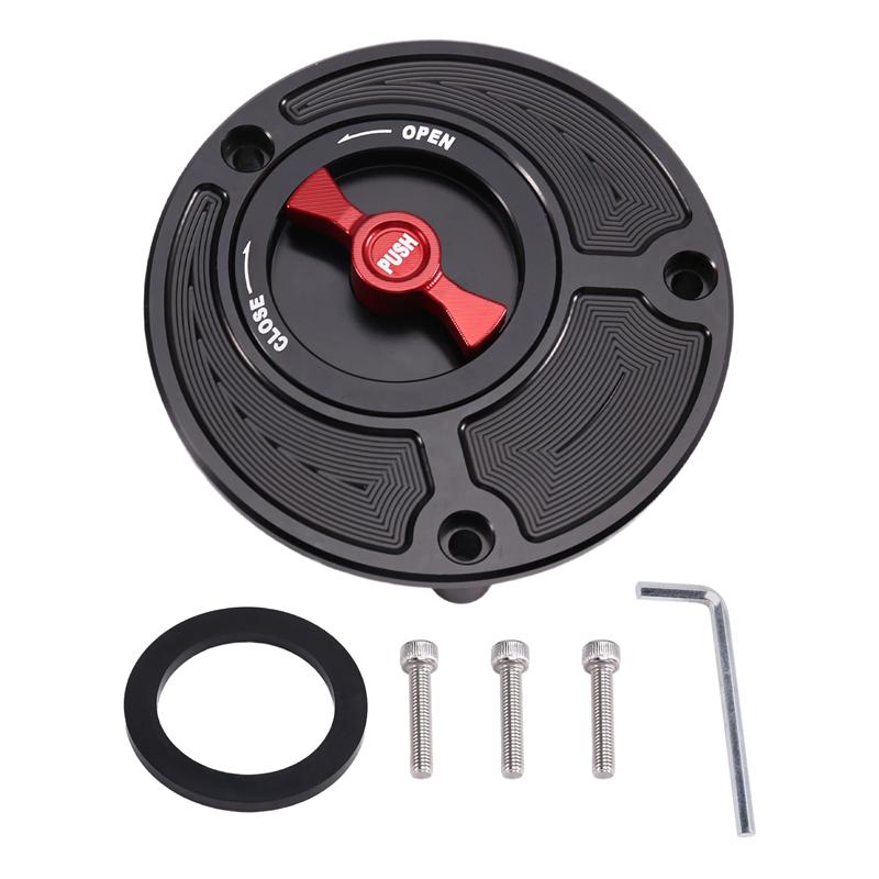 For Ducati 748/916/996/998/848/1098S/R/EVO Racing Oil Cap Fuel Gas Tank Cover Quick Release Rotate Aluminum