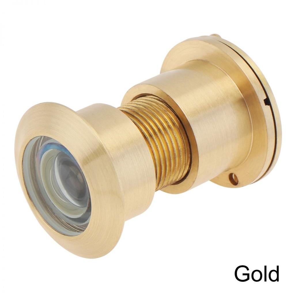 Holes 220 Degree High Definition Door Viewer with Rotating Privacy Cover Household Solid Brass Security Peek Peep