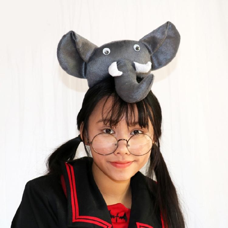 Women Hairbands Festive Elephant Birthday Party Photo Booth Props for Girl